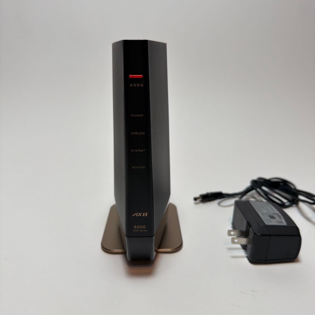 BUFFALO Wi-Fiルーター　WSR-6000AX8-MB