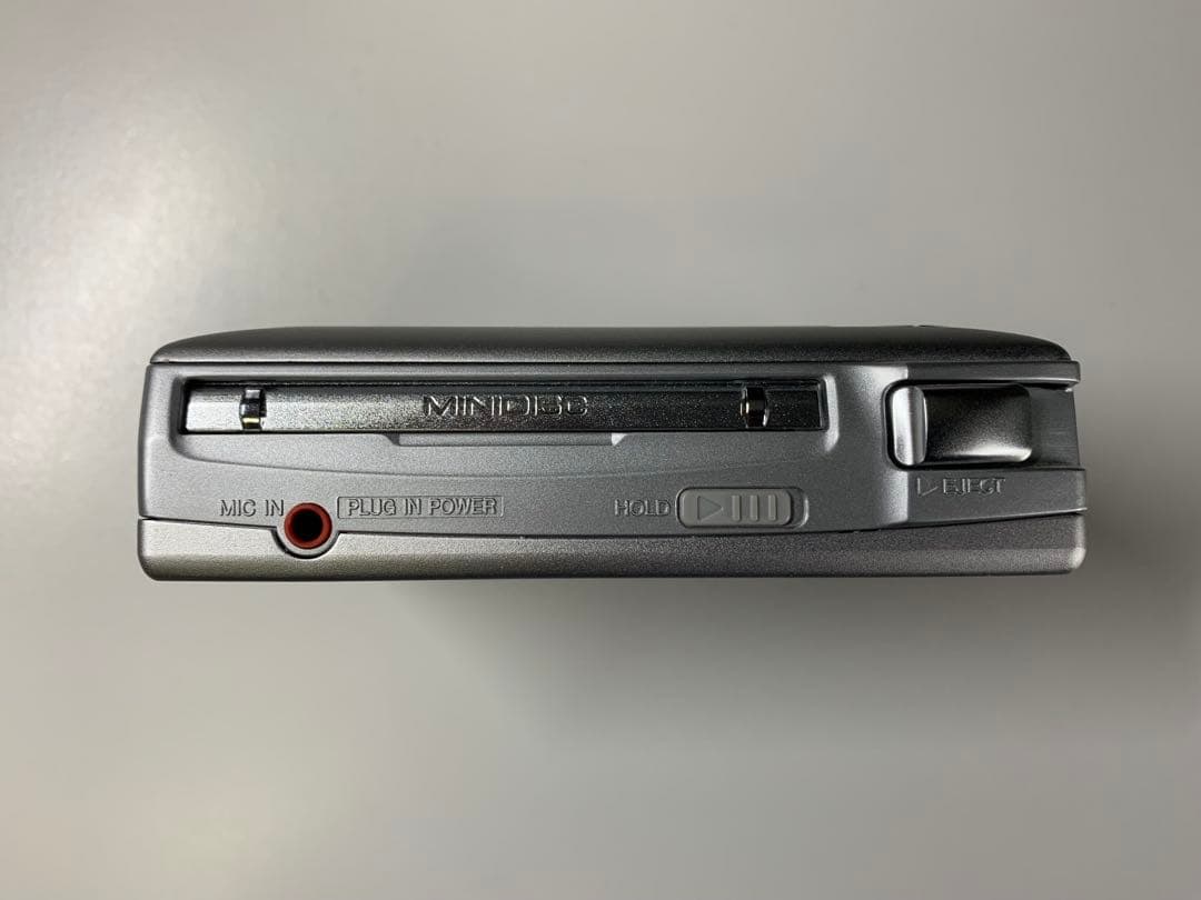 SHARP ポータブルMDレコーダー MD-MS100-S （中古品）