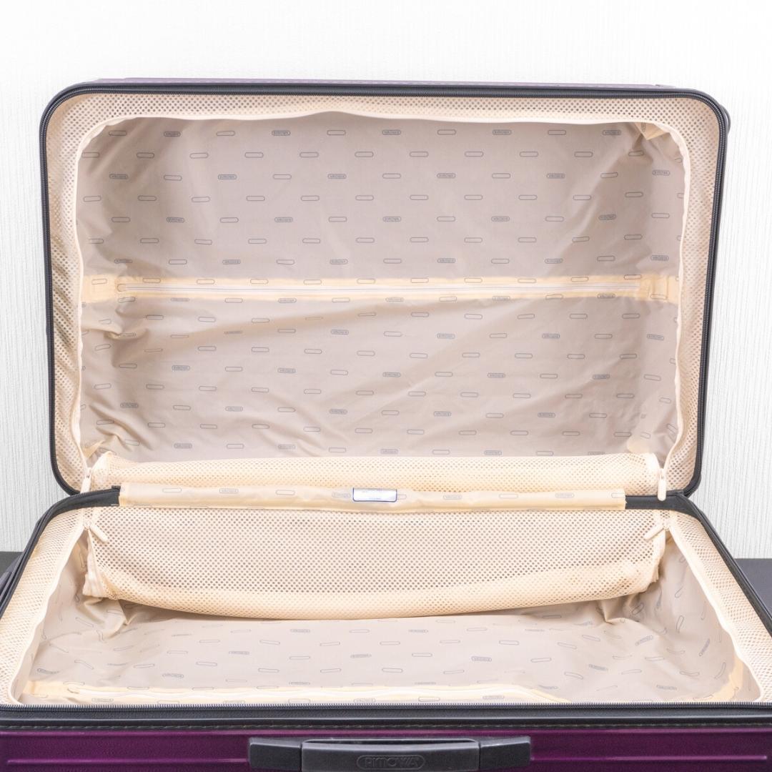 美品 リモワ サルサエアー 80L 4輪 チェックインL ウルトラバイオレット