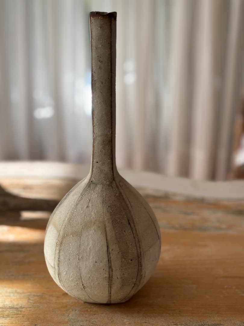 新年お値引き　菊地勝　Masaru Kikuchi　花瓶　花入　陶芸作品