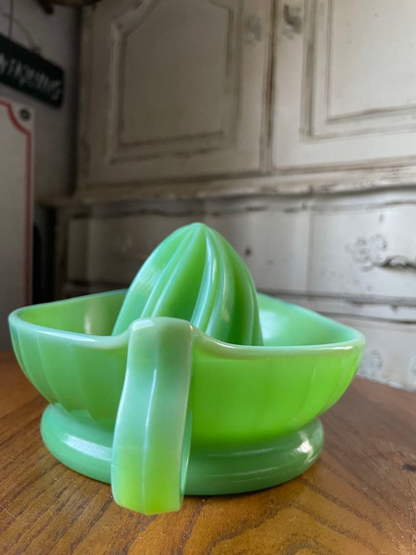 アンティーク　ジャネット社　ジェダイ　オレンジ　レモン　リーマー　絞り器　ウラン