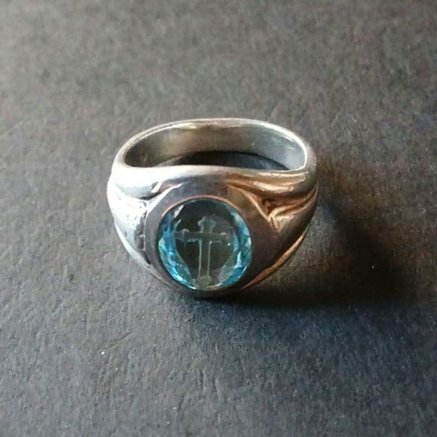 クロスモチーフリング　シルバー925