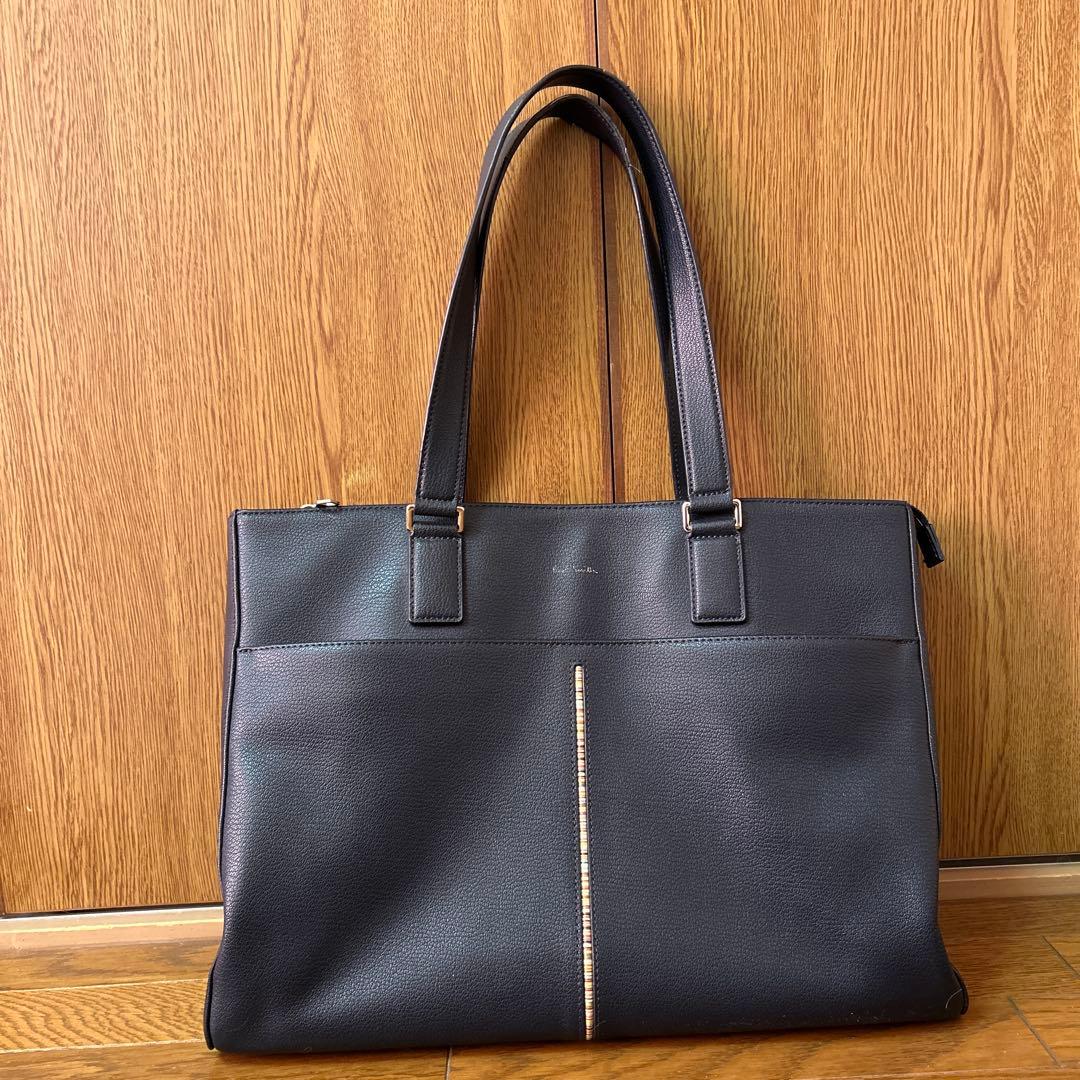 ボールスミス PAUL SMITH ビジネスバッグ トートバッグレ ザー