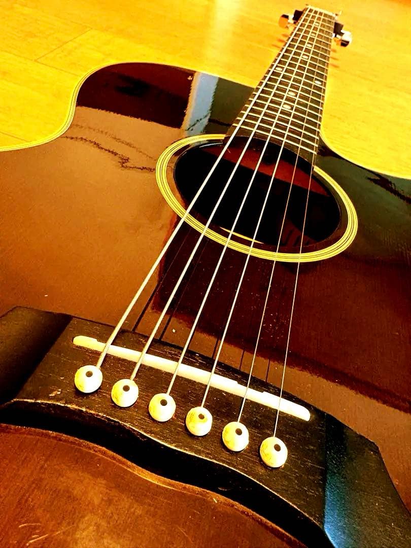 ア*。様 エレクトリック・アコースティックギター ブラック（エレアコ）