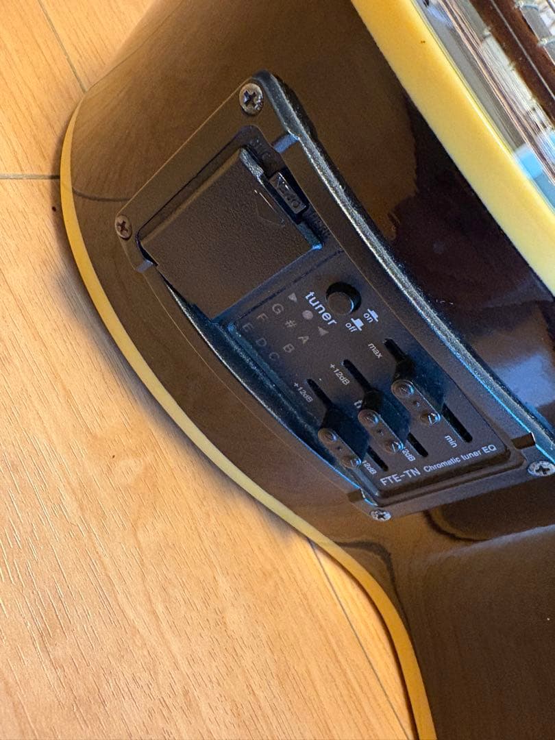 ア*。様 エレクトリック・アコースティックギター ブラック（エレアコ）