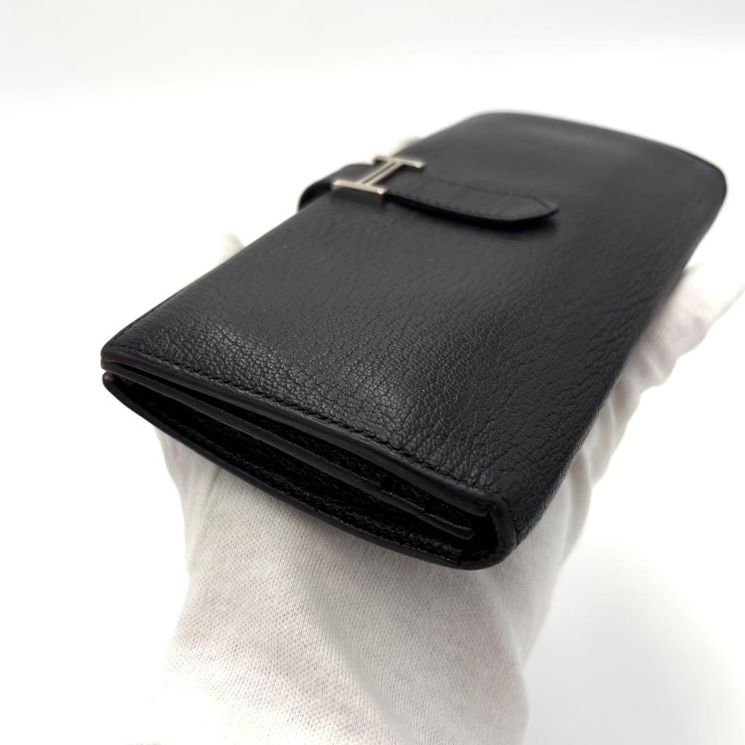 美品✨HERME エルメス 長財布 ベアン スフレ Ｏ刻印