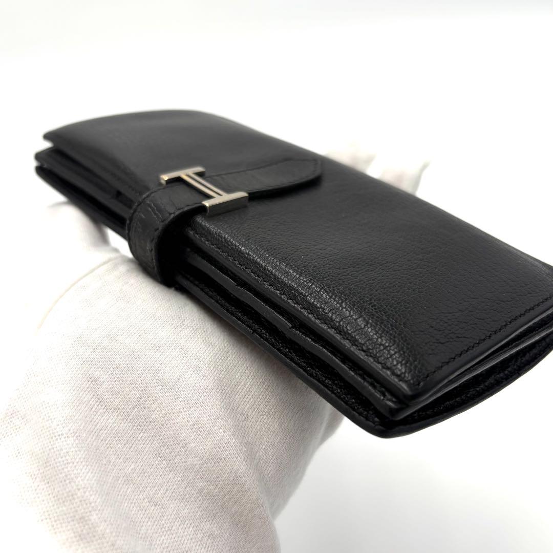 美品✨HERME エルメス 長財布 ベアン スフレ Ｏ刻印