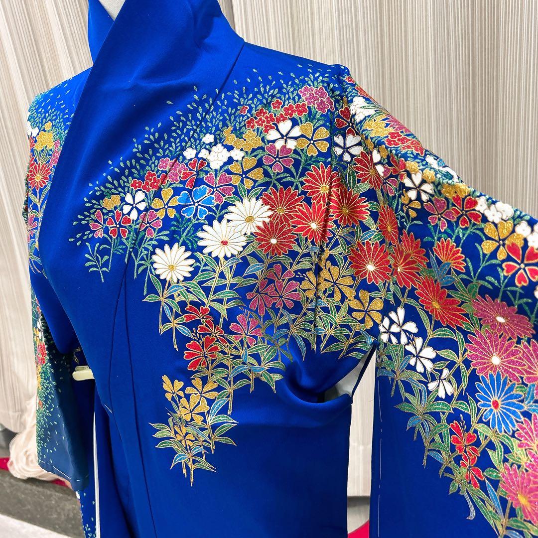 振袖　引き振袖　花嫁　成人式にも　昭和レトロ