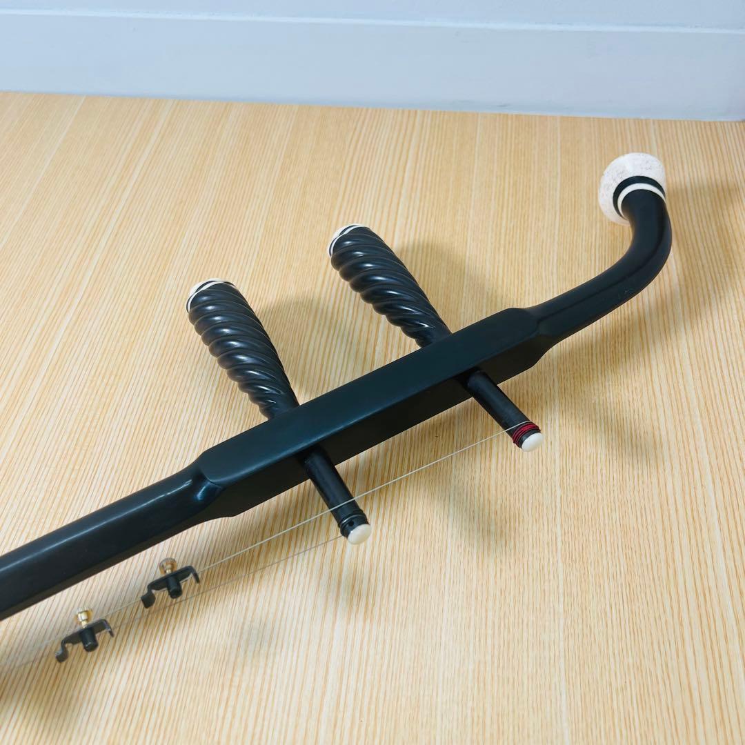 黒檀二胡 宋廣寧製 ケース付き　高級　ニ胡