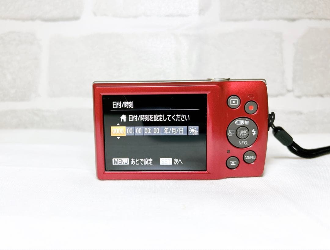 Canon キャノン IXY 200 レッド コンパクトデジタルカメラ