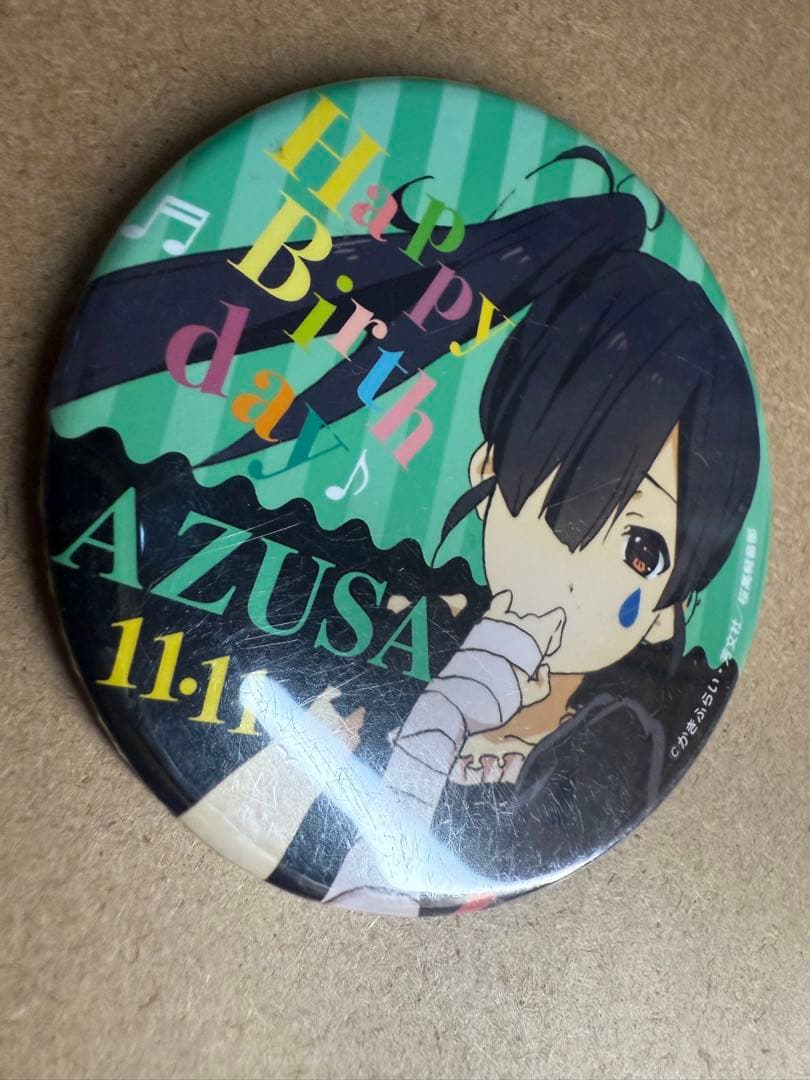 けいおん! 中野梓 birthday＆コラボ 缶バッジ6個セット