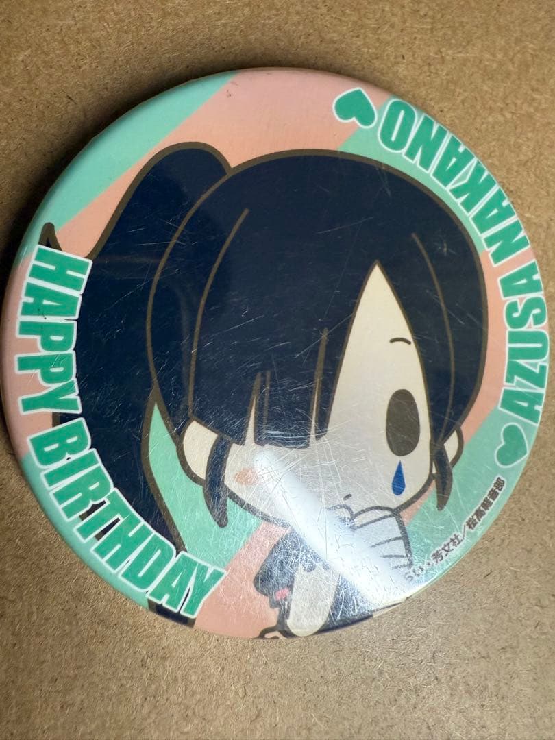 けいおん! 中野梓 birthday＆コラボ 缶バッジ6個セット