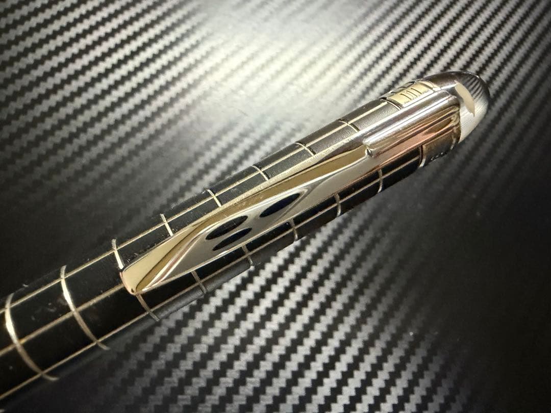 美品 モンブラン スターウォーカー メタルラバー ボールペン