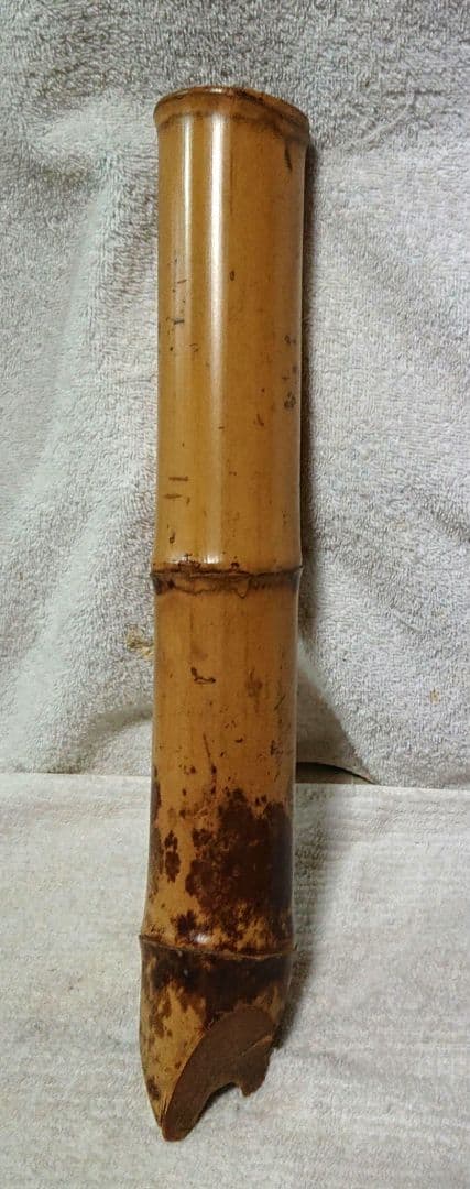 竹製 茶道具 花入専用ケース付きA470