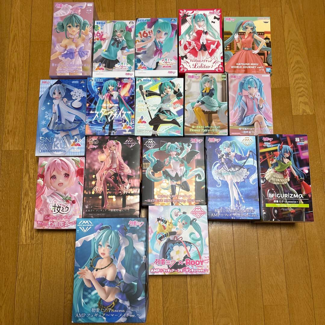 初音ミク　フィギュア　いろいろセット