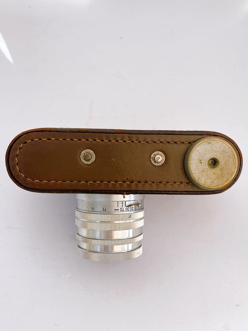 Minolta-35 レンジファインダーカメラ 純正革ケース付 現状品