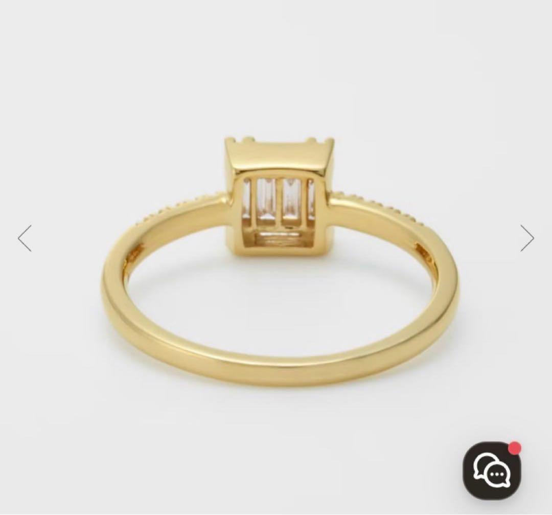 【美品】ベルシオラ リング k18 ダイヤモンド0.24カラット　11号