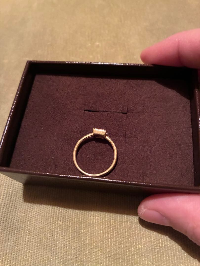 【美品】ベルシオラ リング k18 ダイヤモンド0.24カラット　11号