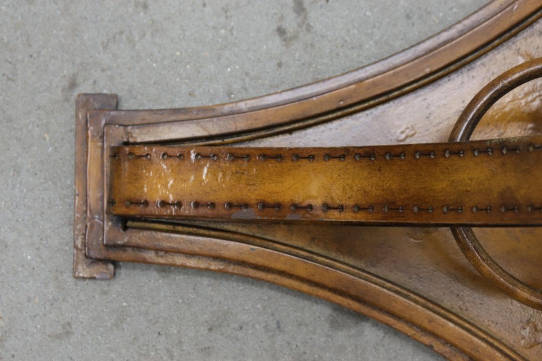 アイアン レザーベルト風 コートスタンド ハンガーラック 服 収納 ヴィンテージ