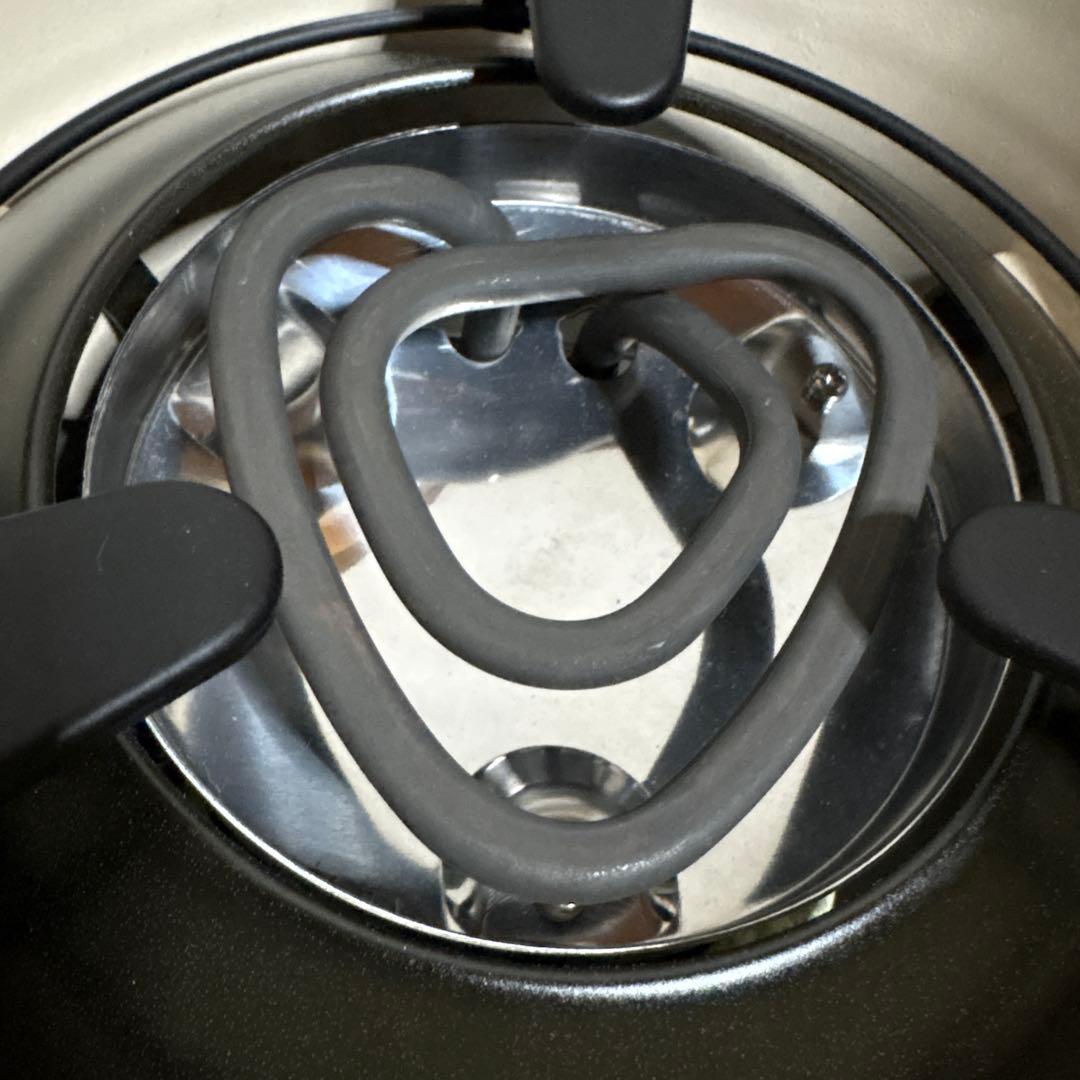 野々田 丸型 織部 H605 シーズヒーター 茶道具　茶道　電熱器 卓上火鉢