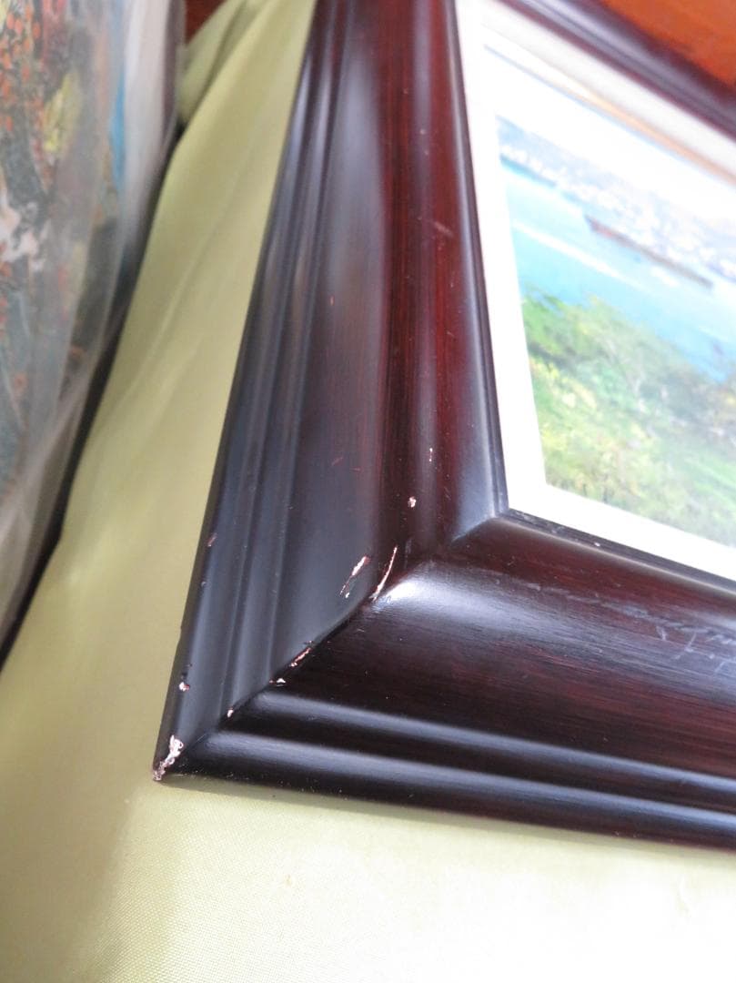 ◆　小林幸三　「　長崎港　」　油彩　F6号　真作保証　◆