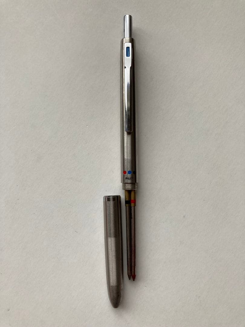 【レア】PILOT パイロット 細字3色 振り子式 ボールペン 廃盤