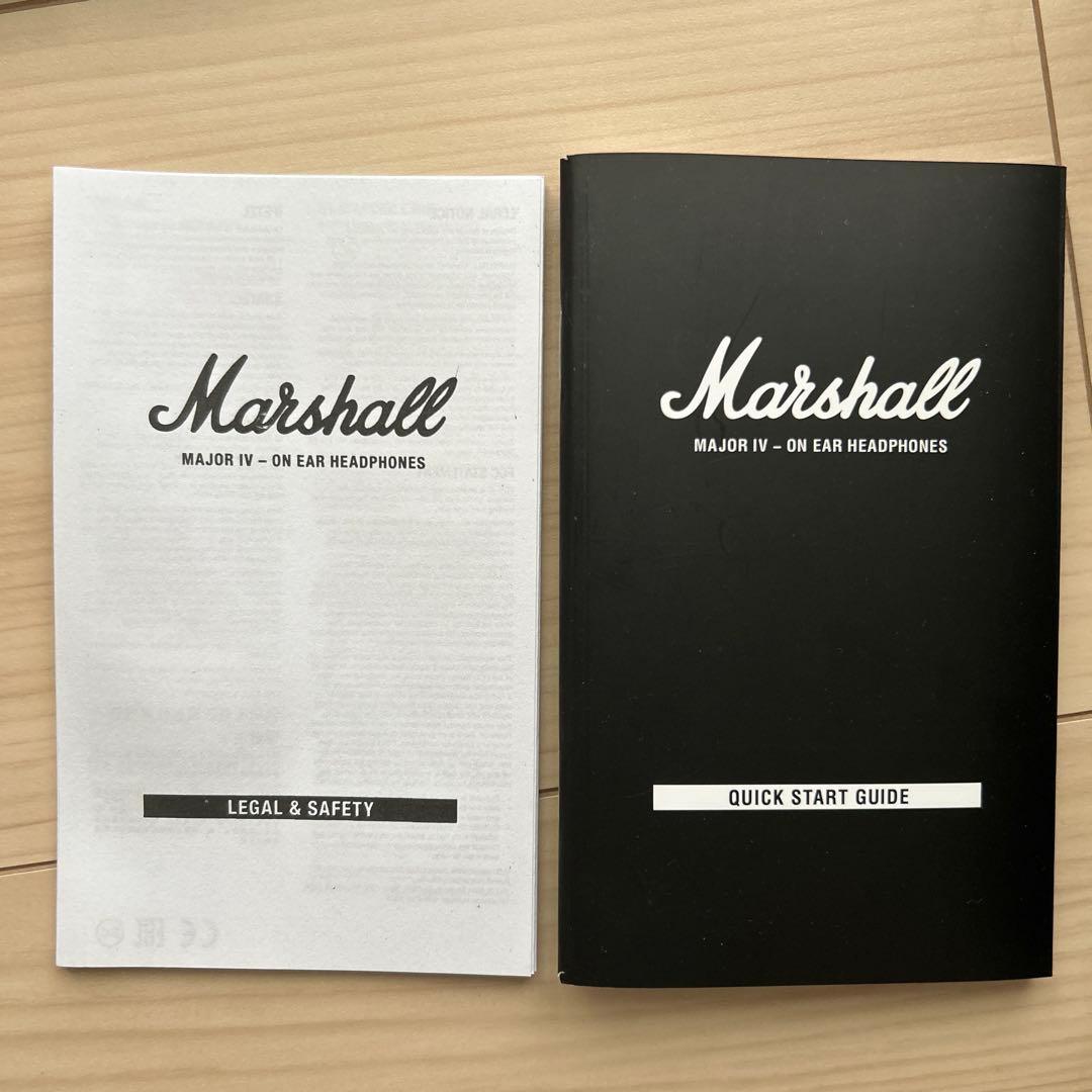 Marshall ワイヤレスオンイヤーヘッドホン Major IV ブラック