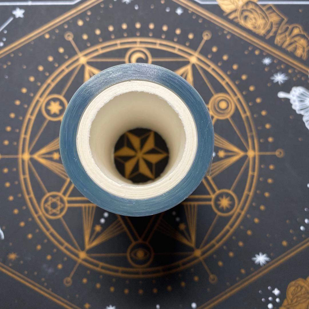 【9296】海外　マステ　中古巻　貝殻光マスキングテープ　半透明　窓