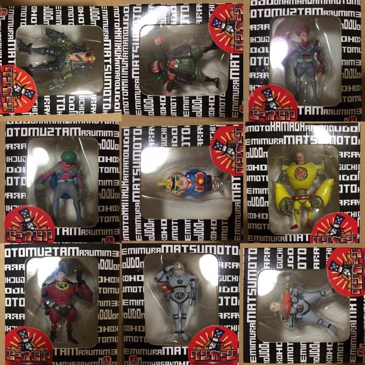 リンカーン レギュラー9人の当時物のコンプリートフィギュア　レアフィギュア