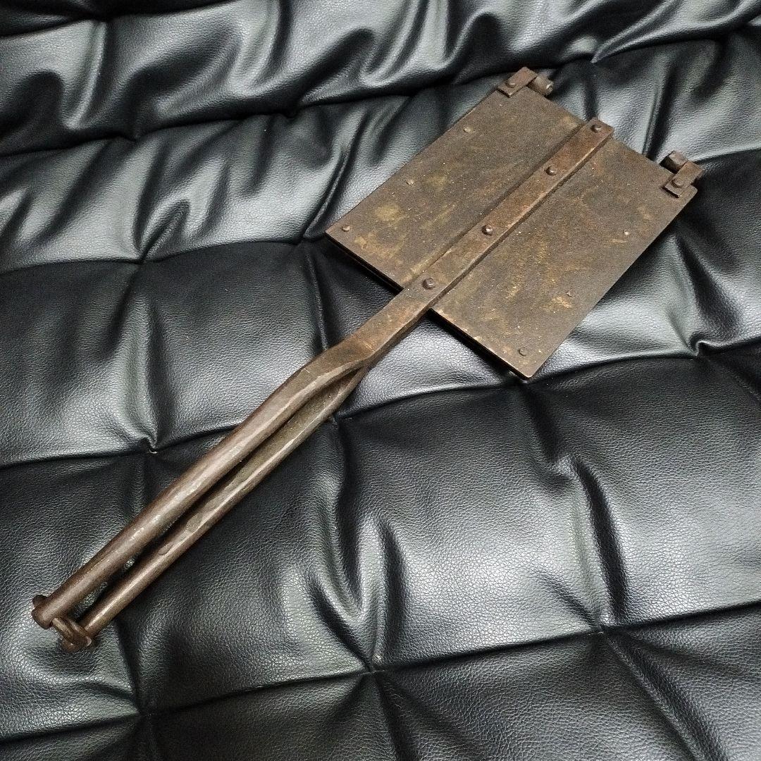 手焼き煎餅焼き器 亀 古道具 昭和レトロ アンティーク