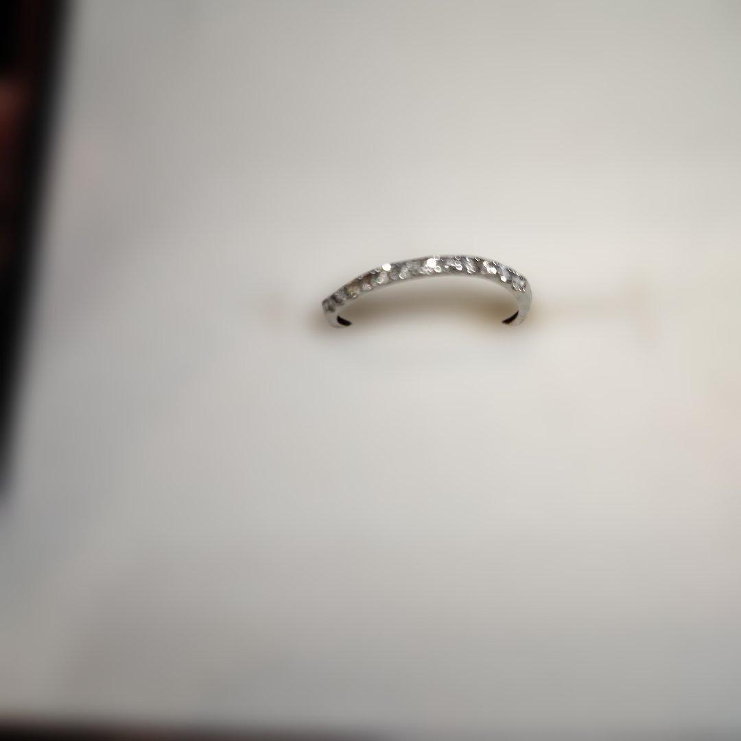 専用pt950 ハーフエタニティリンク　14号