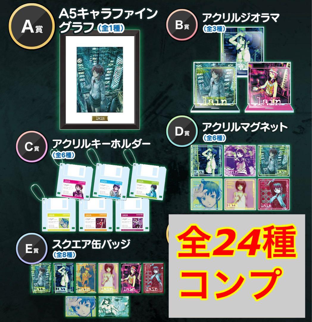 DMMスクラッチ serial experiments lain 全24種コンプ