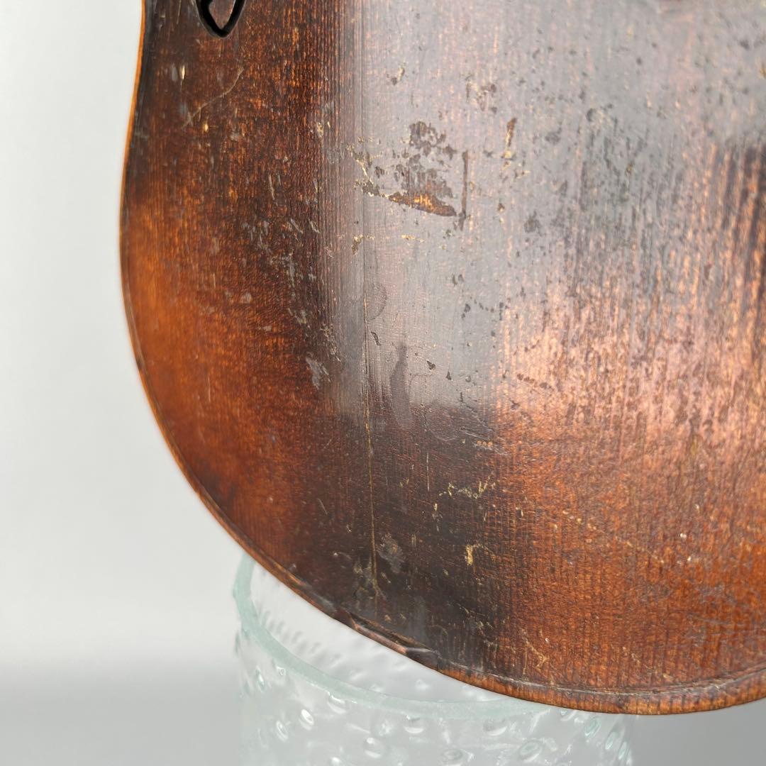 3/4 アンティーク ドイツ／ボヘミア系 ヴァイオリン本体 ジャンク バイオリン