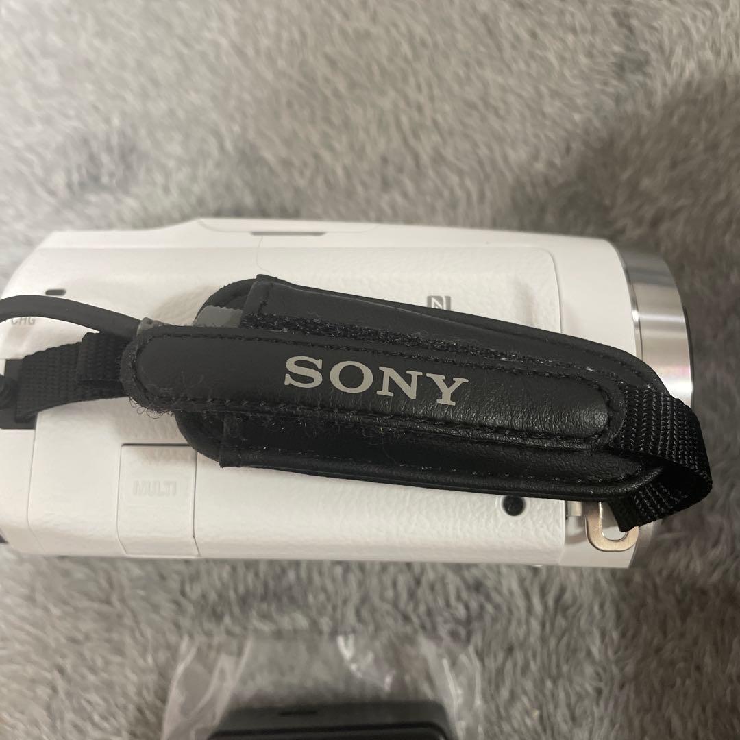 ★美品★ ビデオカメラ Sony ソニー HDR-CX675 ホワイト　白