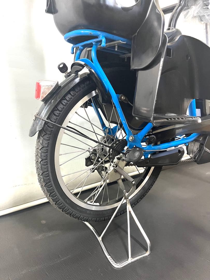 1年保証 送料無料　ヤマハ　パスキッス　20インチ　青色　電動アシスト自転車