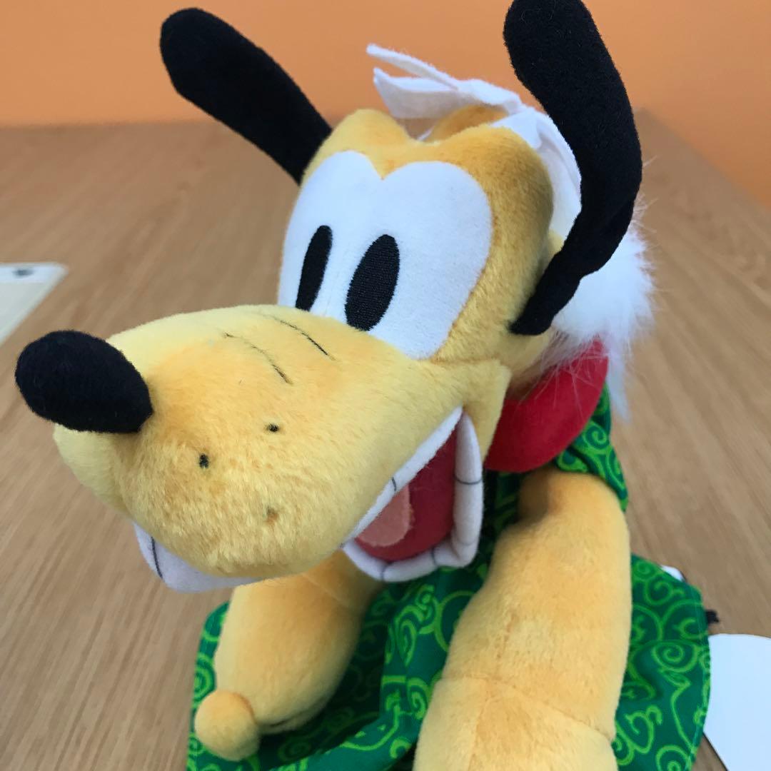 レア/当時物　東京ディズニーランド　プルート　獅子舞　ぬいぐるみパペット