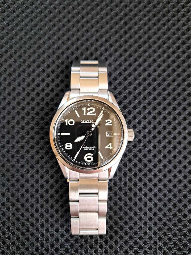 SEIKO 自動巻き　SARG009 ブラックダイヤル　裏スケルトン　メンズ