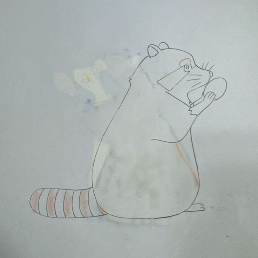 希少 あらいぐまラスカル ラスカル C6 セル画 日本アニメーション