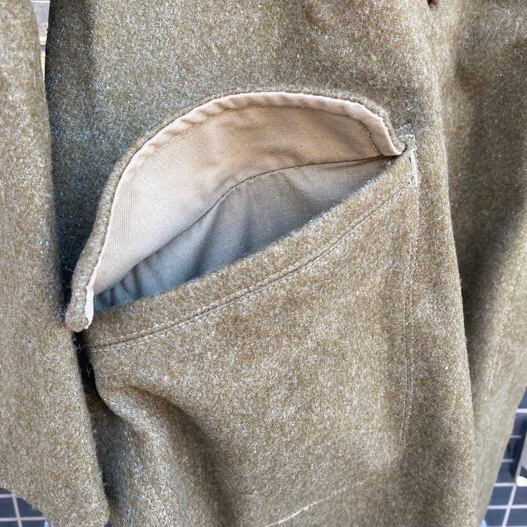 昭和17年製 旧日本軍 陸軍九八式 外套服 ウールコート　極上品