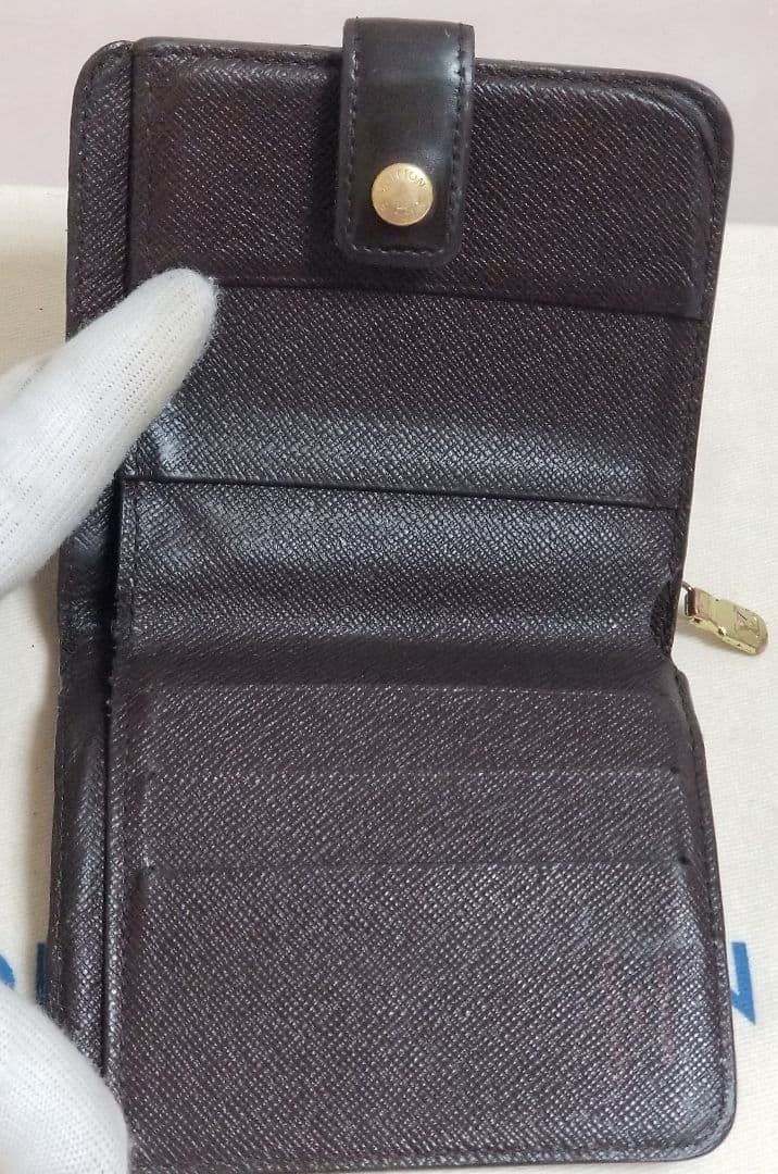 LOUIS VUITTON ダミエ コンパクトジップ 二つ折り財布