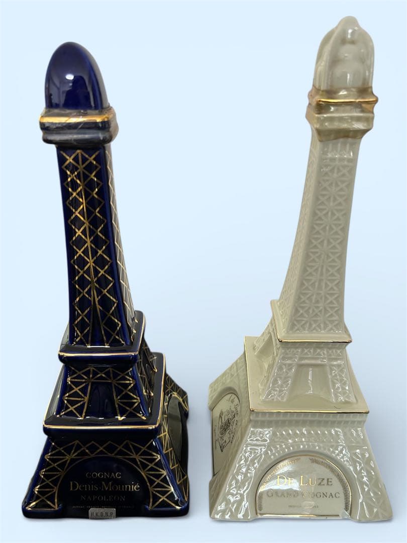 未開栓★コニャック７本セット　ドゥニ・ムニエ　ナポレオン　サンペ　ラーセン　ゴデ