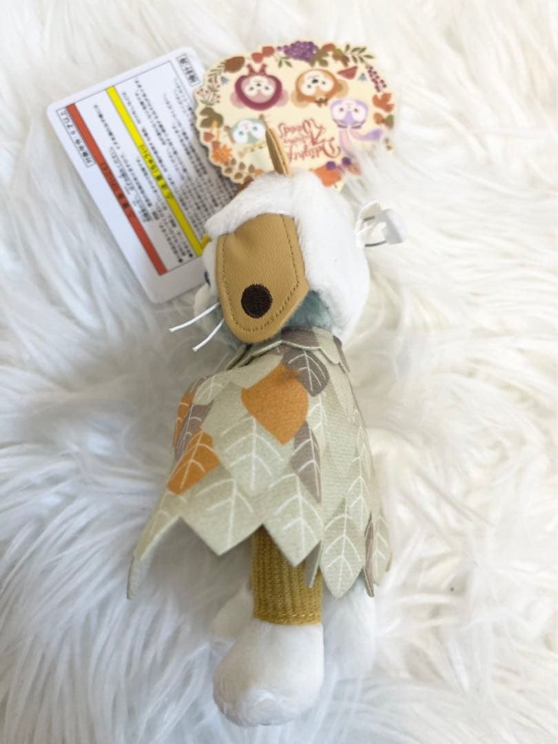 タグ付き ジェラトーニ ぬいぐるみバッジ 秋のぼうけん ハロウィン ふくろう