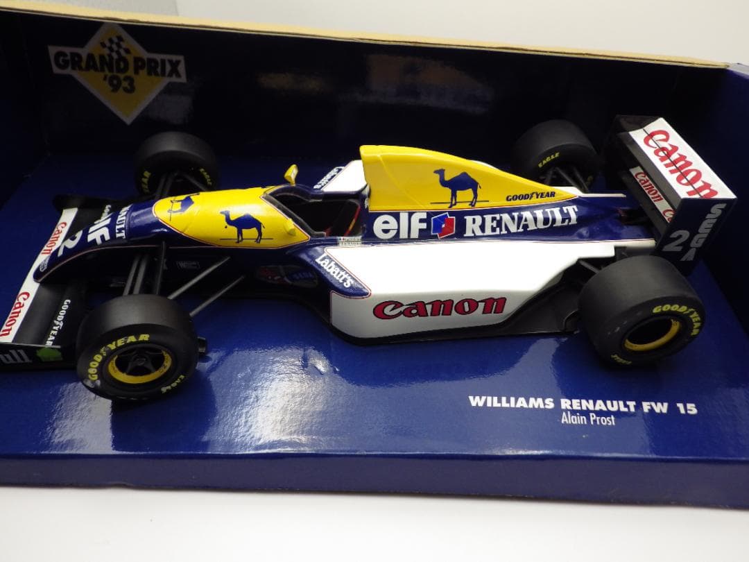 自動車 Williams Renault FW15 Alain Prost 1/18
