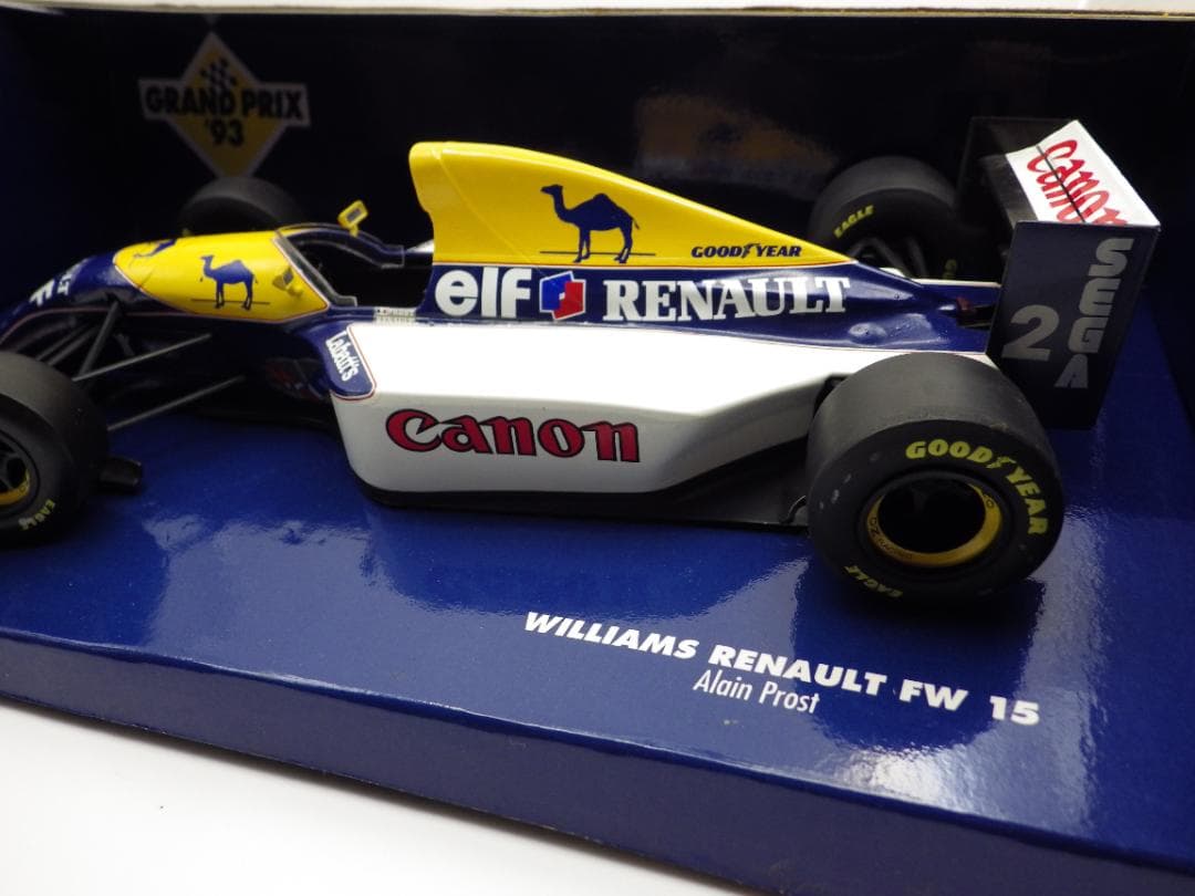 自動車 Williams Renault FW15 Alain Prost 1/18