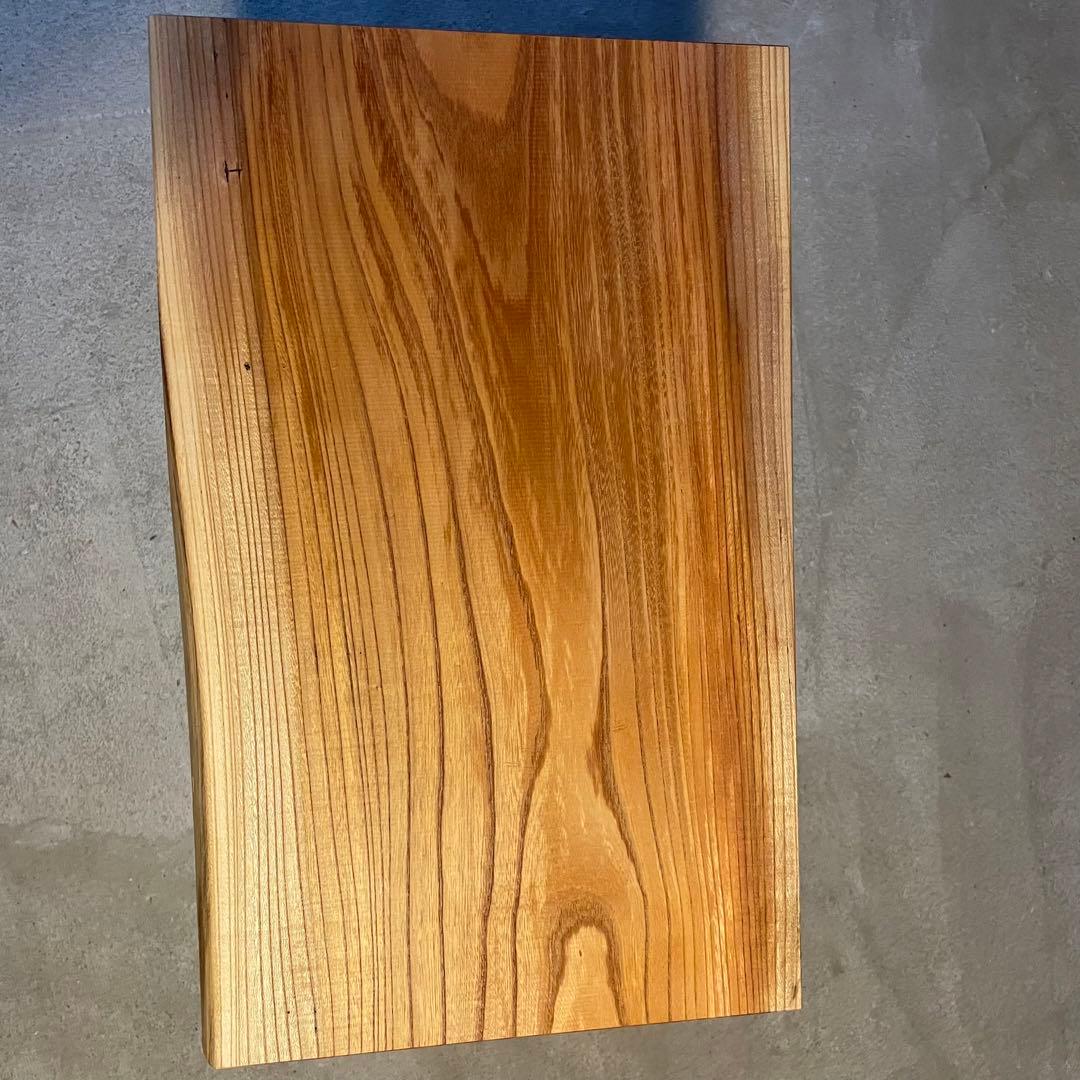 欅　カフェテーブル　ローテーブル　一枚板