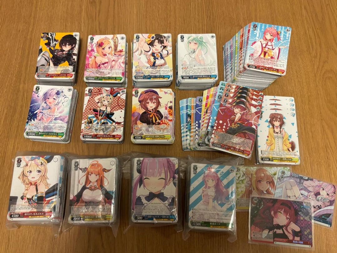 ホロライブ vol1 ヴァイスシュヴァルツ　4コン+TDほぼ4コンセット　WS