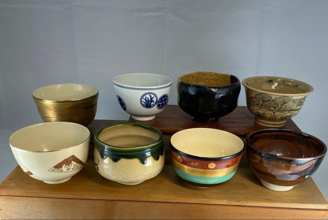 【茶道具】抹茶茶碗8個（合わせ箱）