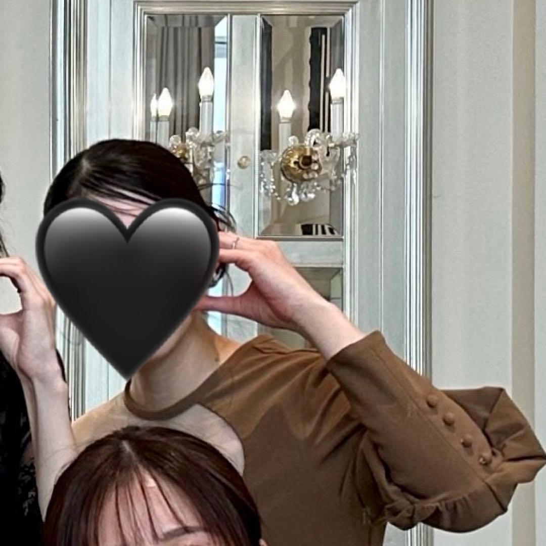 スーツ・フォーマル・ドレス Ameri LAKE CURVE TRICOT RIB DRESS