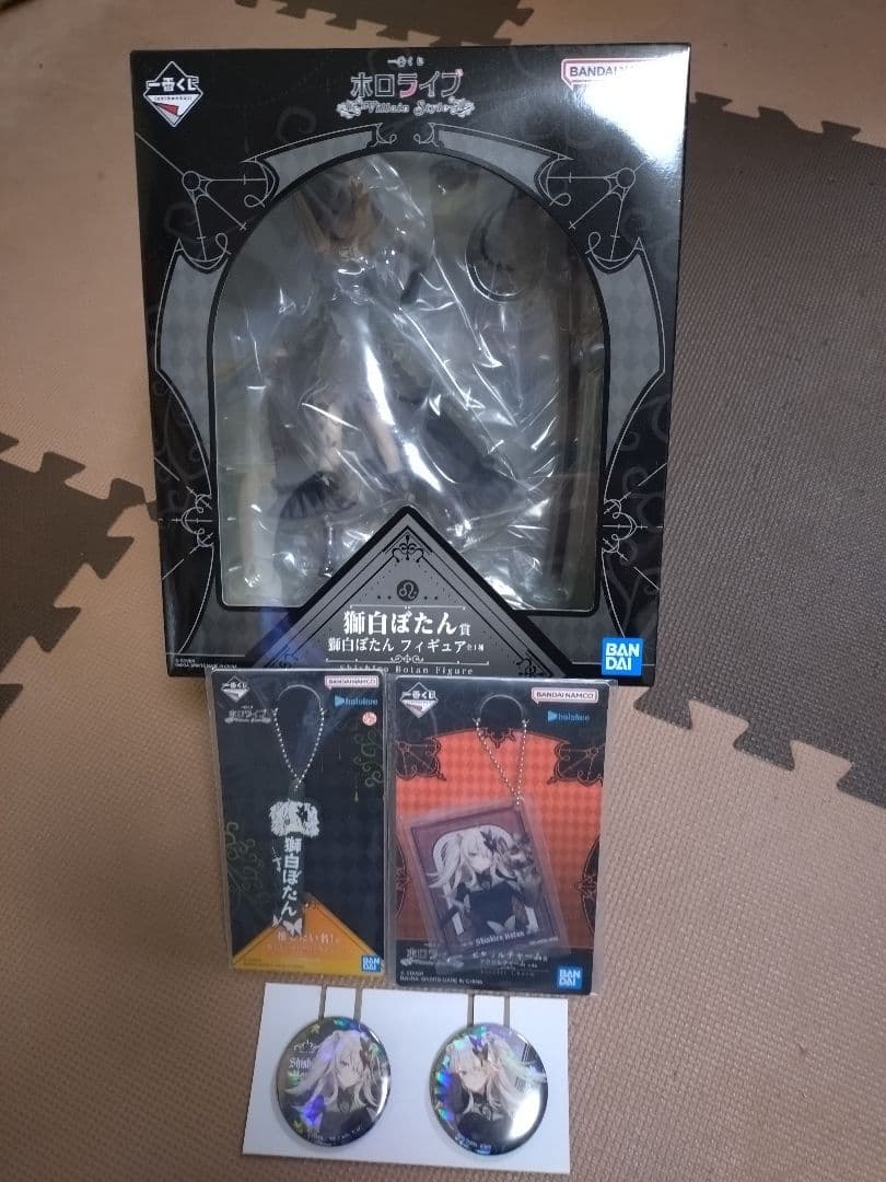 一番くじ　ホロライブ Villain Style獅白ぼたん4点セット