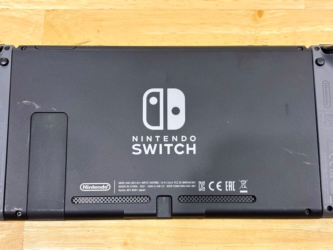 【付属品完備】Switch グレー 本体 バッテリー強化版 動作良好